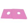 100Pcs Breathable Face Rest Covers with Hole Design, Disposable Headrest Cover for Massage Beds Beauty Salons (Pink) view 1