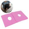 100Pcs Breathable Face Rest Covers with Hole Design, Disposable Headrest Cover for Massage Beds Beauty Salons (Pink) view 3
