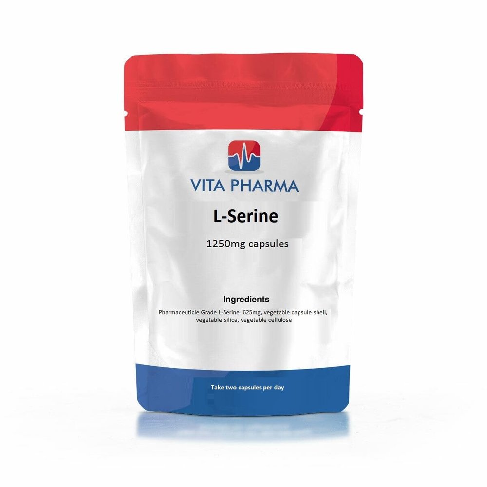 VITA PHARMA L-Serine 1250mg 30 Capsules