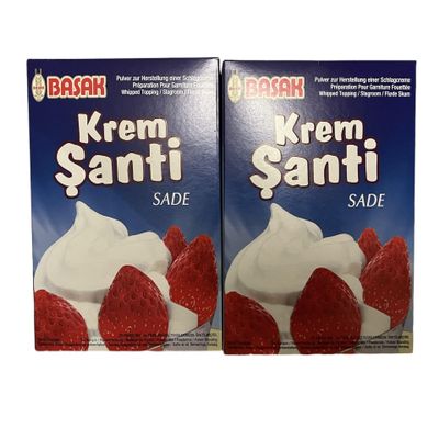 Whipped Cream - for Cakes Deserts etc .150 g Powder for 2 kg Cream (pack of 2)
