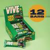 Vive Superchoc Low Sugar High Fibre Caramelised Hazelnut Chocolate Bar - Protein Packed - Vegan Healthy Snack view 3