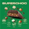 Vive Superchoc Low Sugar High Fibre Caramelised Hazelnut Chocolate Bar - Protein Packed - Vegan Healthy Snack view 4
