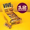 Vive Superchoc Low Sugar High Fibre Gooey Caramel Chocolate Bar - Protein Packed - Vegan Healthy Snack view 3