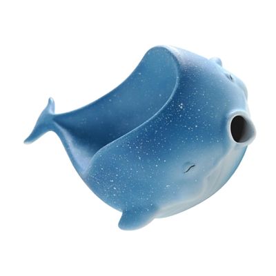 UTHCLO Whale Soap Dish Ceramic Cute Draining Soap Holder for Bathroom Shelf Whale Shape Animal