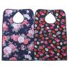 Waterproof Adult Bib Mealtime Bib Double Layer Snap Fastener Design Clothing Protector Bib Easy to Clean PVC Material Elder Dinning Bib Elder Dinning Clothes Protector view 3