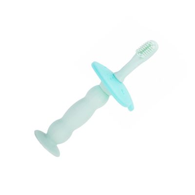 PartyKindom Deciduous Toothbrush for Boy Girl Silicone Teether Oral Boys and Girls Toothbrush Soft Bristles Training Brush