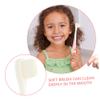 PartyKindom 3pcs Boys and Girls Travel Toothbrush Silicone Brush Handle Comfortable Boy Girl Teeth Cleaning Tool for Age Daily Use Random Color view 3