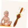 Gatuida 2pcs Boys and Girls Toothbrush Teether Soft Bristles Brush for Toddlers Light Dark view 3