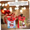 Gatuida 20pcs Christmas Bag Paper Pouch for Candy Cookie Small Bags for Xmas Packing Random Style view 2
