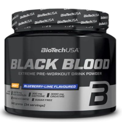 BioTechUSA Black Blood NOX+, Blueberry-Lime (EAN 5999076253777) - 340g