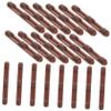 jojofuny 10 Pairs Silicone Glasses Ear Pads Anti-slip Eyeglass Temple Sleeves Soft Brown Ear Cushions for Sports and Everyday Use view 1