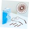 jojofuny 10 Pairs Silicone Glasses Ear Pads Anti-slip Eyeglass Temple Sleeves Soft Brown Ear Cushions for Sports and Everyday Use view 3