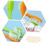Angoily 4pcs Cartoon Carrot Soft Bristle Boy Girl Toothbrush Manual Boys and Girls Toothbrushes for Household Use view 2