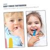 Gatuida 12pcs Finger Toothbrush Finger Brush Silicone Tooth Cleaner for Boy for Girl Boy Girl First Toothbrush Brush Multipack view 2