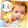 Gatuida 12pcs Finger Toothbrush Finger Brush Silicone Tooth Cleaner for Boy for Girl Boy Girl First Toothbrush Brush Multipack view 4