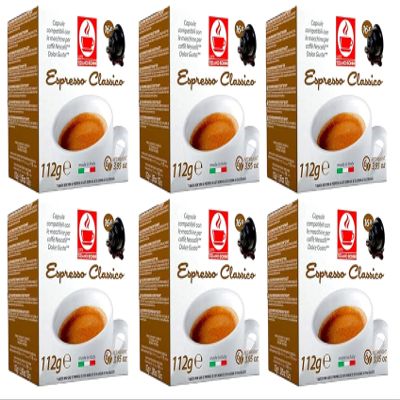 Bonini Dolce Gusto Compatible Espresso Classico Coffee Pods (Pack of 6, Total 96 pods)