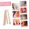 Beavorty 150pcs Hair Removal Wax Strips Wooden Hair Remover Stick Wax Applicator view 4