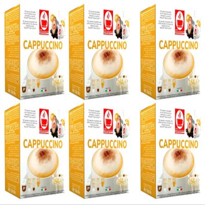 Bonini Dolce Gusto Compatible Cappuccino Coffee Pods (Pack of 6, Total 96 pods)