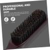 Beavorty Bristle Beard Brush Personal Care Accessory for Men Ergonomic Design Professional Salon Style Wooden Handle Facial Cleaning and Shaving Grooming Tool view 2