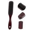 Beavorty Bristle Beard Brush Personal Care Accessory for Men Ergonomic Design Professional Salon Style Wooden Handle Facial Cleaning and Shaving Grooming Tool view 4