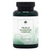 Triple Magnesium Supplement - Glycinate, Citrate & Malate - 74mg Elemental Magnesium per Capsule - 90 Vegan Capsules - G&G Vitamins view 1