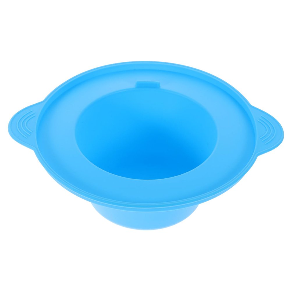 FRCOLOR 400ml Silicone Wax Warmer Liner Reusable Wax Melt Bowl Replacement for Hair Removal Pot Blue for Women's Sessions