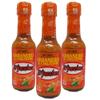 El Yucateco Habanero & Chiltepin 120ml (Pack of 3) / Mexican Hot Sauce with Habanero and Chiltepin Spicy Chilli Peppers, Salsa for Tacos, Seafood and Cocktails view 1