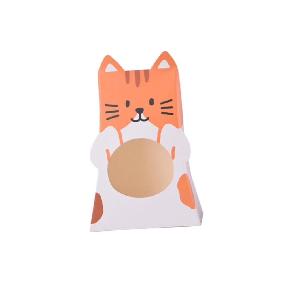 HAPINARY 50pcs Foldable Cat Candy Boxes Paper Cat Party Supplies for Party Favors