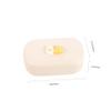 Didiseaon Portable Case Kit with Tools Cute Lightweight Holder for Makeup Lenses for Travel and Outdoor Use Cream Color Design view 3