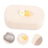 Didiseaon Portable Case Kit with Tools Cute Lightweight Holder for Makeup Lenses for Travel and Outdoor Use Cream Color Design view 4