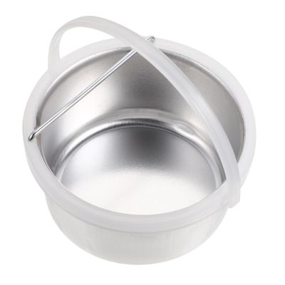 Operitacx Wax Melting Aluminum Bowl Wax Heater Inner Pot Hair Removal Waxing Supply Practical for Home Beauty and Candle Making
