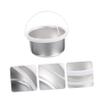 Operitacx Wax Melting Aluminum Bowl Wax Heater Inner Pot Hair Removal Waxing Supply Practical for Home Beauty and Candle Making view 2