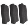 Angoily 3pcs Sponge Beard Hair Cleaner for Sink Cleaning Tool Catcher Brush Trimming Man Dryer, Black, 12.50X4.50X3.70CM (05504787DHS7) view 1