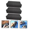 Angoily 3pcs Sponge Beard Hair Cleaner for Sink Cleaning Tool Catcher Brush Trimming Man Dryer, Black, 12.50X4.50X3.70CM (05504787DHS7) view 2