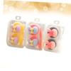 HAPINARY 3pcs Travel-Friendly Lens Cases Small Storage Box Holder Safe Material for Travel Outdoor Activities Random Color view 4