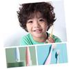 Gatuida 2pcs Boy Girl Toothbrush Bristles Boys and Girls Dental Oral Care Tooth Brush Tongue Cleaning for First Toothbrush Training view 4