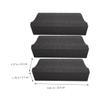 Housoutil 3pcs Beard Hair Sponges and Beard Hair Catcher Brush Set for Men Black for Sink Cleanup Mens Grooming Kit Accessory view 4