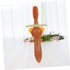 PartyKindom 2pcs Silicone Toothbrush Training Brush Boys and Girls Oral Care Tool Teething Toy for Boy Girl view 2