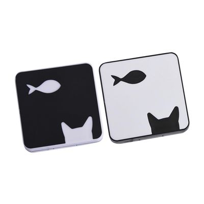 PartyKindom 2pcs Women Glasses Case for Contacts Lenses Fish Pattern Lense Organizer Storage Box Portable and Compact for Travel