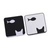 PartyKindom 2pcs Women Glasses Case for Contacts Lenses Fish Pattern Lense Organizer Storage Box Portable and Compact for Travel view 1