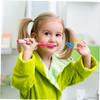 PartyKindom 12pcs Toothbrush Boys and Girls Months Finger Toothbrush Boy Girl Tooth Cleaner Soft Bristles Massaging Back Silicone view 4