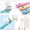 PartyKindom 3pcs Mini Boys and Girls Toothbrush Bristles Toothbrush for Boy Girl Dental Brushes view 3
