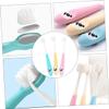 PartyKindom 3pcs Mini Boys and Girls Toothbrush Bristles Toothbrush for Boy Girl Dental Brushes view 4