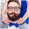 Angoily Men's Beard Brush Natural Pig Bristle Hair Brush for Men Wooden Handle for Fathers Day view 2