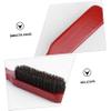 Angoily Men's Beard Brush Natural Pig Bristle Hair Brush for Men Wooden Handle for Fathers Day view 3