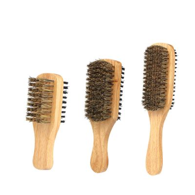 Angoily 3pcs Beard Brush Boar Bristle Cleaning Brush Beard Comb for Men Styling Tool Grooming Kit for Daily Care