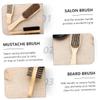 Angoily 3pcs Beard Brush Boar Bristle Cleaning Brush Beard Comb for Men Styling Tool Grooming Kit for Daily Care view 2