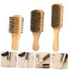 Angoily 3pcs Beard Brush Boar Bristle Cleaning Brush Beard Comb for Men Styling Tool Grooming Kit for Daily Care view 4