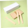 Beavorty Wax Strips and Sticks Hair Removal Kit 200 Pieces Non-woven Facial and Body Waxing Strips with Wooden Applicator Sticks for Women Full Body Hair Removal view 2