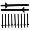 Angoily Nose Hair Waxing Sticks Set 30pcs Wax for Nostrils and Eyebrows Smooth Rounded Head Nose Hair Removal Tools view 1